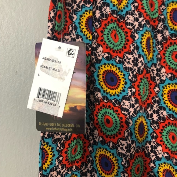 Bepop Multicolor Mandala Print Palazzo Pants Q - Picture 6 of 7